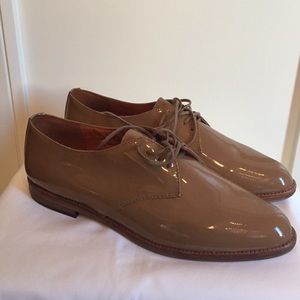 Madewell patent leather oxfords.