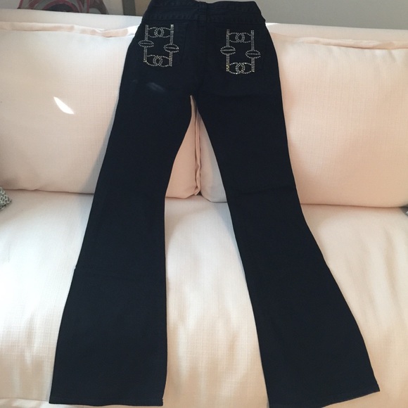 Black Flare BeBe Jeans
