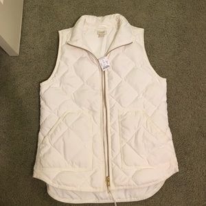 JCREW Excursion Quilted Puffer Vest NWT!