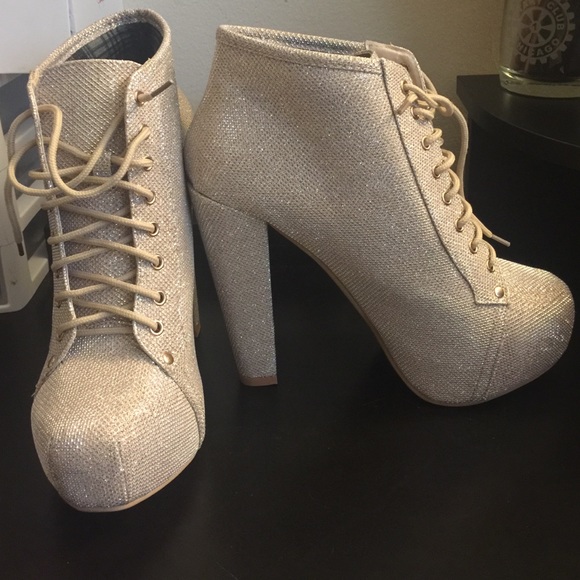 Platform sparkly Booties - Picture 3 of 3