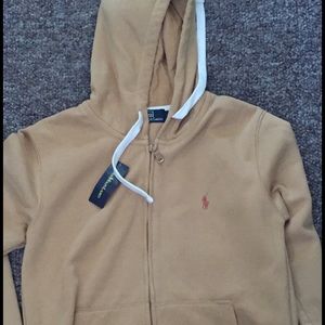 Polo hoodie men's small