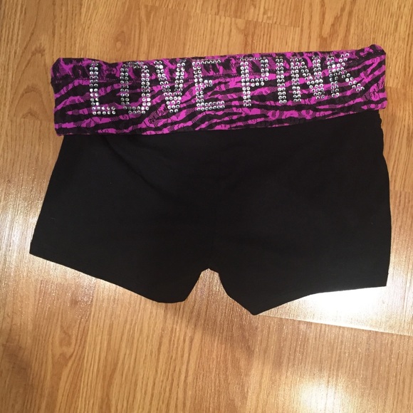 Victoria’s Secret PINK foldover yoga shorts