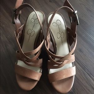 Jessica Simpson Brown Wedge