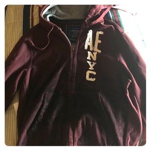 Men's American Eagle Zip-Up Hoodie