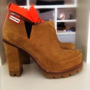 Suede -Rare Hunter Fashion Bootie