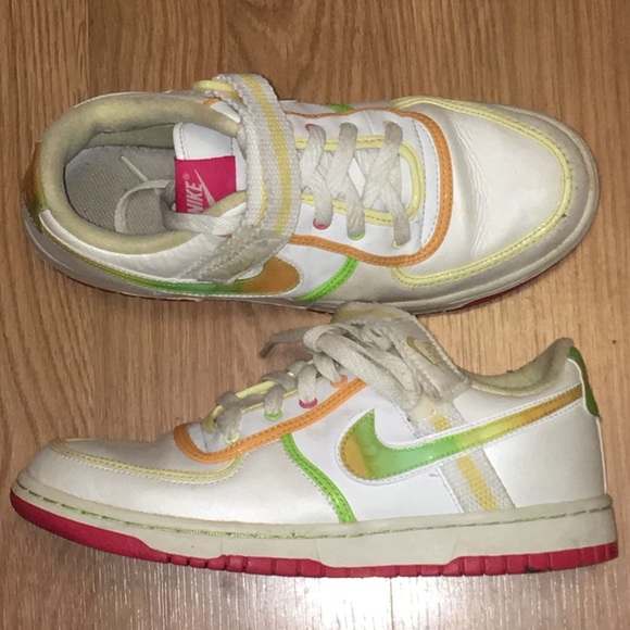 Girl's NIKE Air Force 1 Like Sneakers 6 Youth