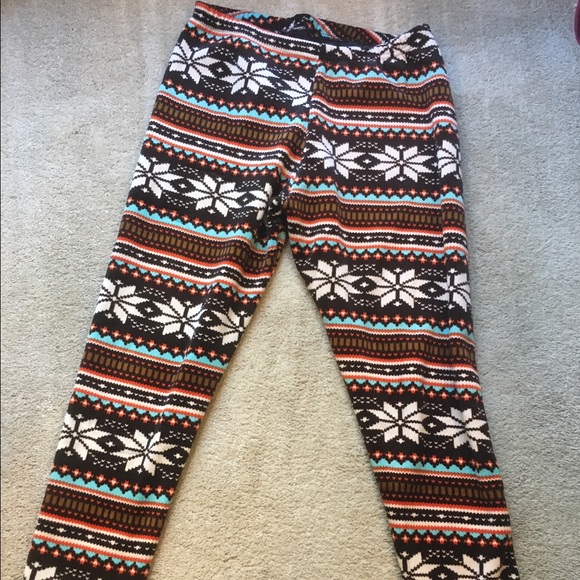 Fleece lined leggings