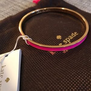 Kate Spade Neon Pink Bangle. Never worn