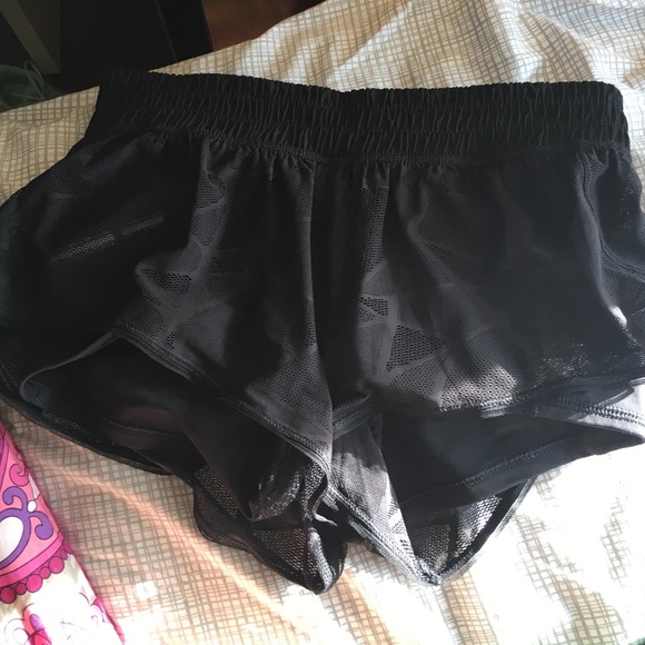 Black lululemon shorts