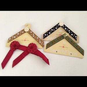 Lindsay Phillips Switch Flops 4 pairs of straps.