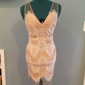 "My Kind of Night" lace tank dress by Luxxel