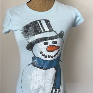 Vintage Snowman Christmas T-Shirt