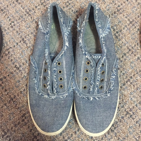 GAP denim slide-ons