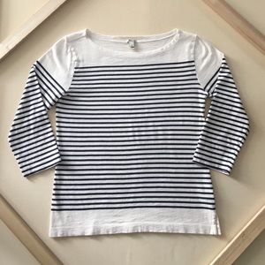 J. Crew Three Quarter Length Sleeve Shirt