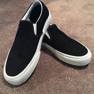Black slip on vans