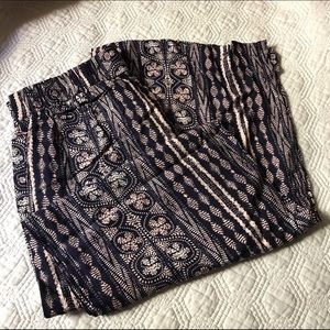 Boho Print Flowey Trousers