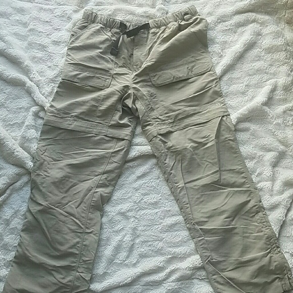 North Face Zip off hiking pants.
