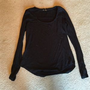 Scoop-neck shirt