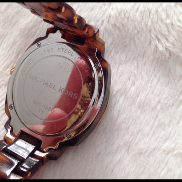 Michael Kors tortoise watch main image 3