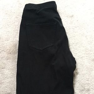 Black Skinny Ponte Pants