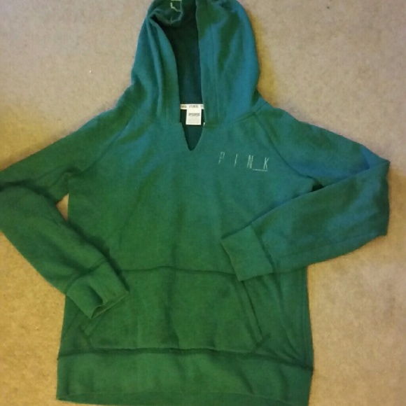 VS PINK teal hoodie