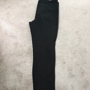 Black skinny ponte pants