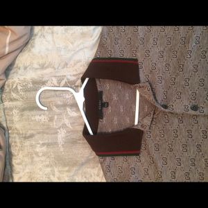Gucci short sleeved collar shirt
