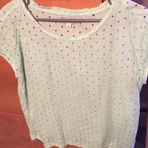 Gap mint green shirt