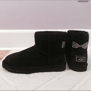 UGG Australia Ankle with Swarovski Crystal Bow