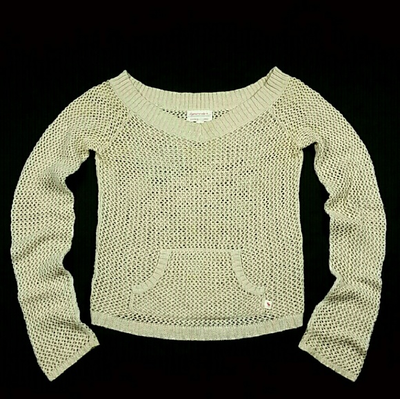Abercrombie & Fitch Crochet Sweater