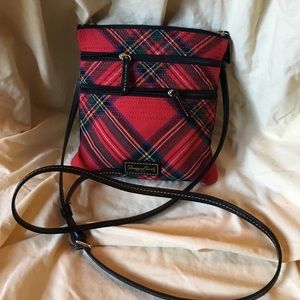 Plaid Dooney & Bourke crossbody