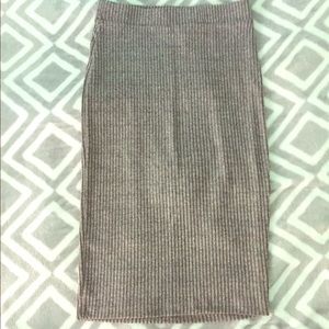 high waisted pencil skirt