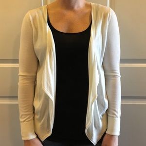 White Express Cardigan