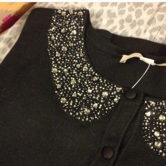 LOFT Jeweled Cardigan - Picture 2 of 3