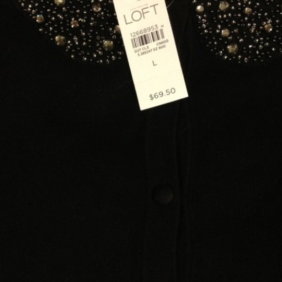 LOFT Jeweled Cardigan - Picture 3 of 3