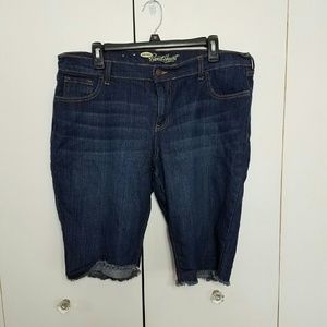 Bermuda length shorts