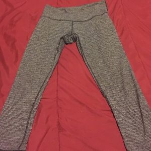 Grey Cropped Wunder Unders Lululemon