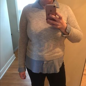 LOFT 2-in-1 Sweater XL