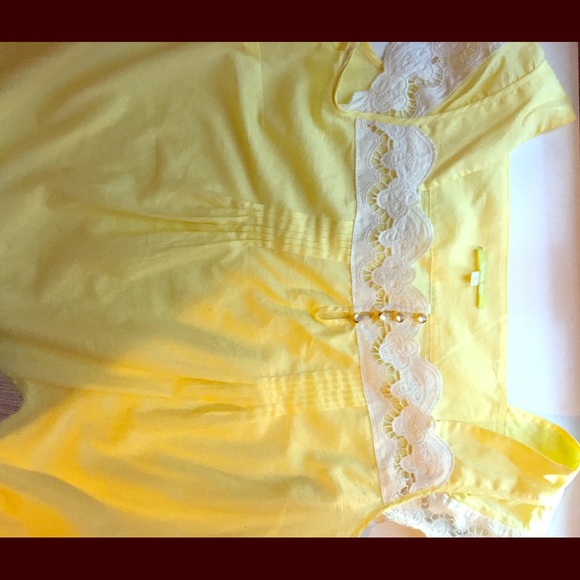 Cute Yellow Giani Bini Top