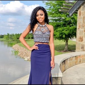 Sequined prom dress !