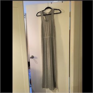 JCREW gray maxi dress