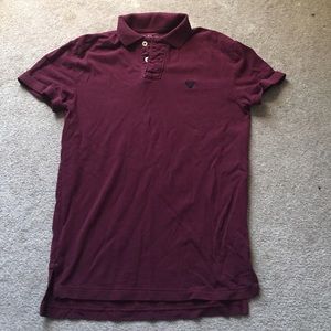 Maroon Semi Casual T-shirt