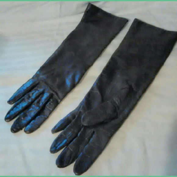 2pr womans gloves Xtra Sm- Sm.Leather - Picture 3 of 4