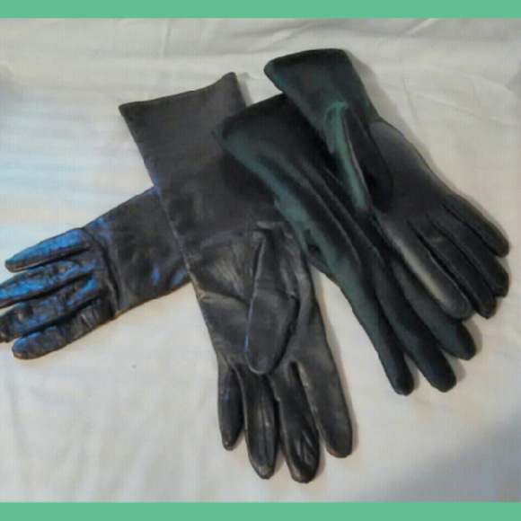 2pr womans gloves Xtra Sm- Sm.Leather - Picture 4 of 4