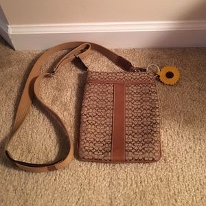 ⭐️FINAL SALE⭐️ Brown coach cross body!