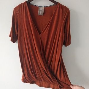 Anthropologie Dolan draped jersey top