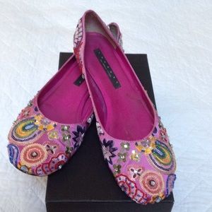 Laundry Beaded Flats
