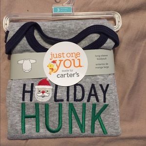 Baby holiday long sleeved onesie