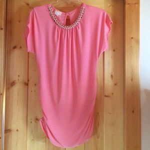 Ladies coral top sz lg