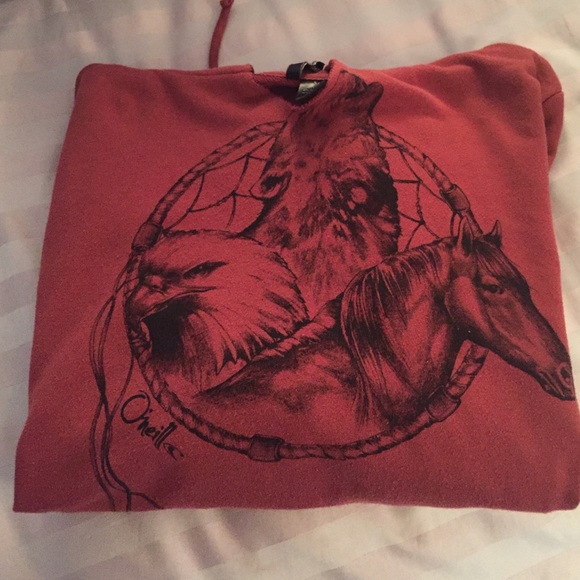 wolf/horse/eagle hoodie